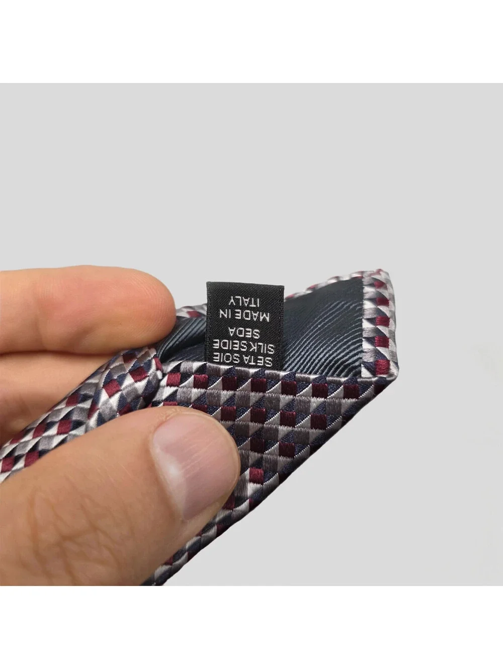 Ermenegildo Zegna Men's Silk Necktie Su Misura Long Woven Weave Striped 59x3.1/4